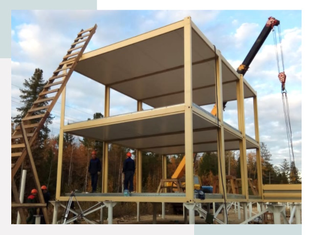 Строительство модульных здания Сафоново