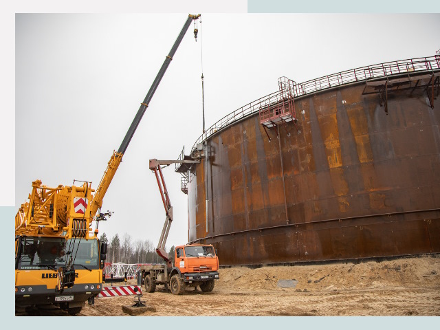 Монтаж резервуаров в Сафоново от 615 руб. за м³