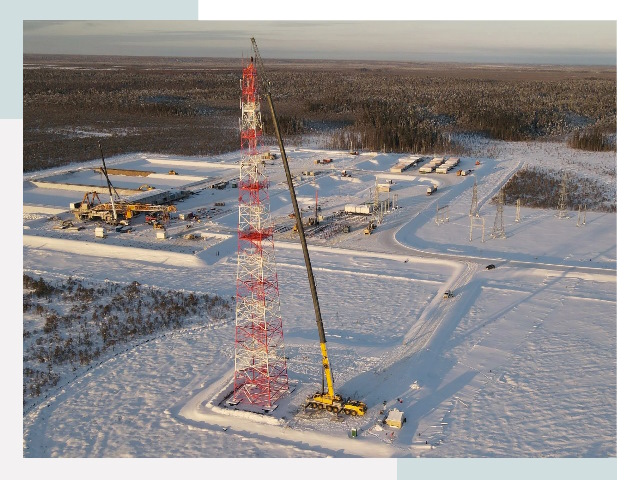 Мачты связи в Сафоново