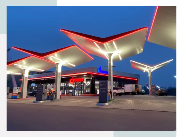 Навесы для АЗС в Сафоново