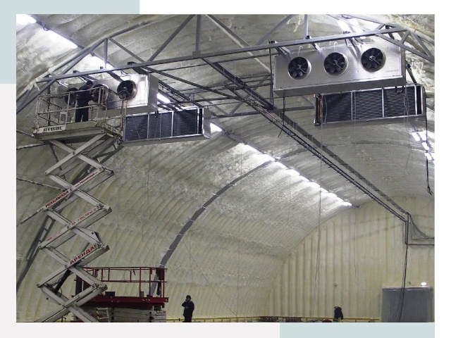 Оснащение ангаров в Сафоново