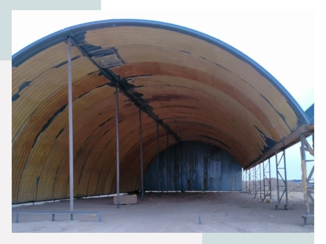 Реконструкция ангаров в Сафоново