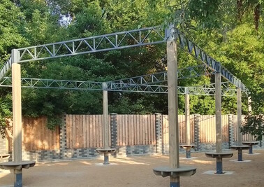 Терраса из металлоконструкций под ключ, проектирование, изготовление и монтаж от СтальСтрой-Сфн